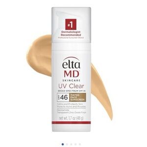 EltaMD UV Clear Tinted Sunscreen for Face, SPF 46 with Zinc Oxide